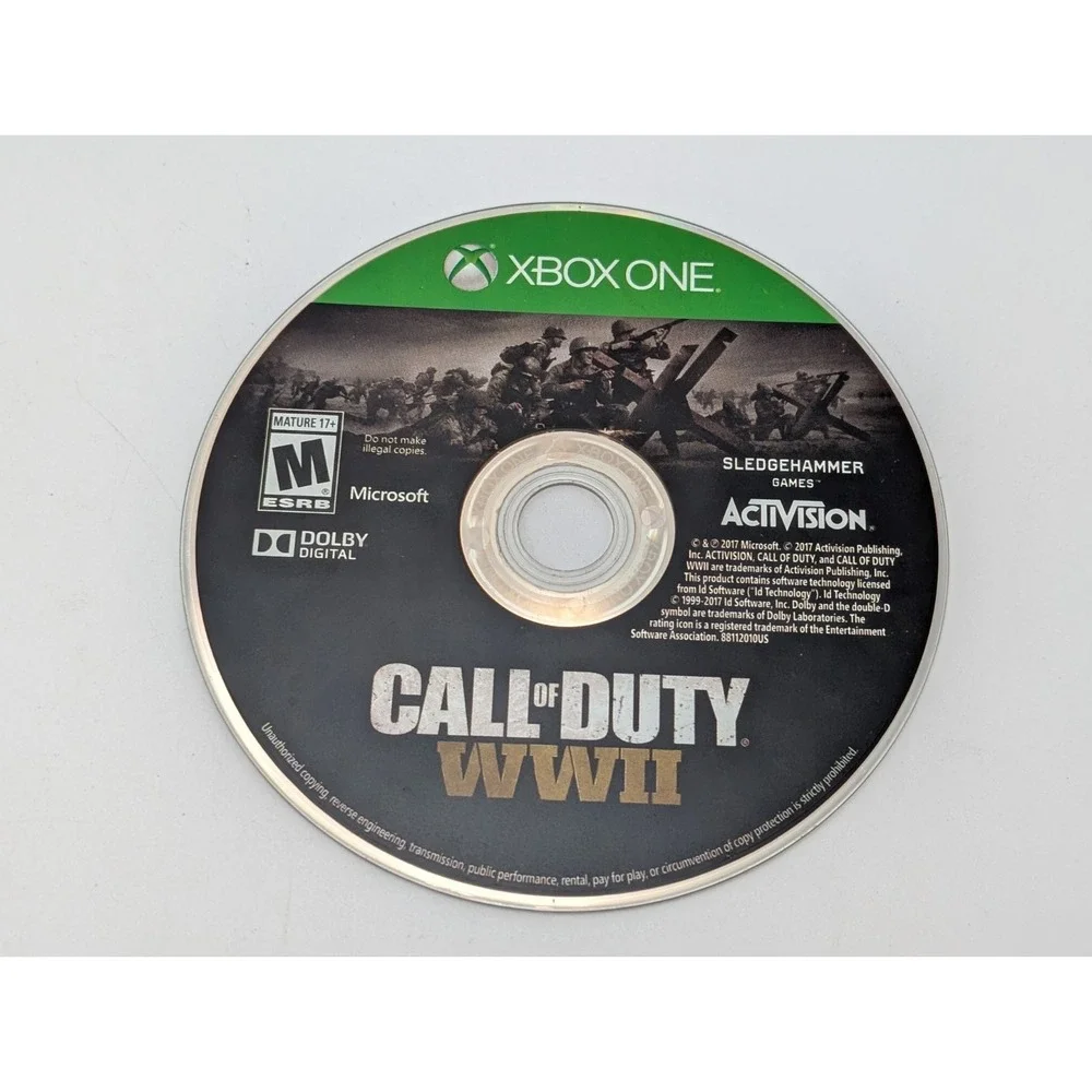 Call of Duty WW2 Xbox One Authentic Tested Disk Only